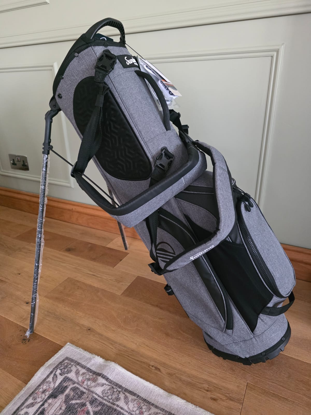 Sunday Golf Ryder Stand Bag (Heather Grey)