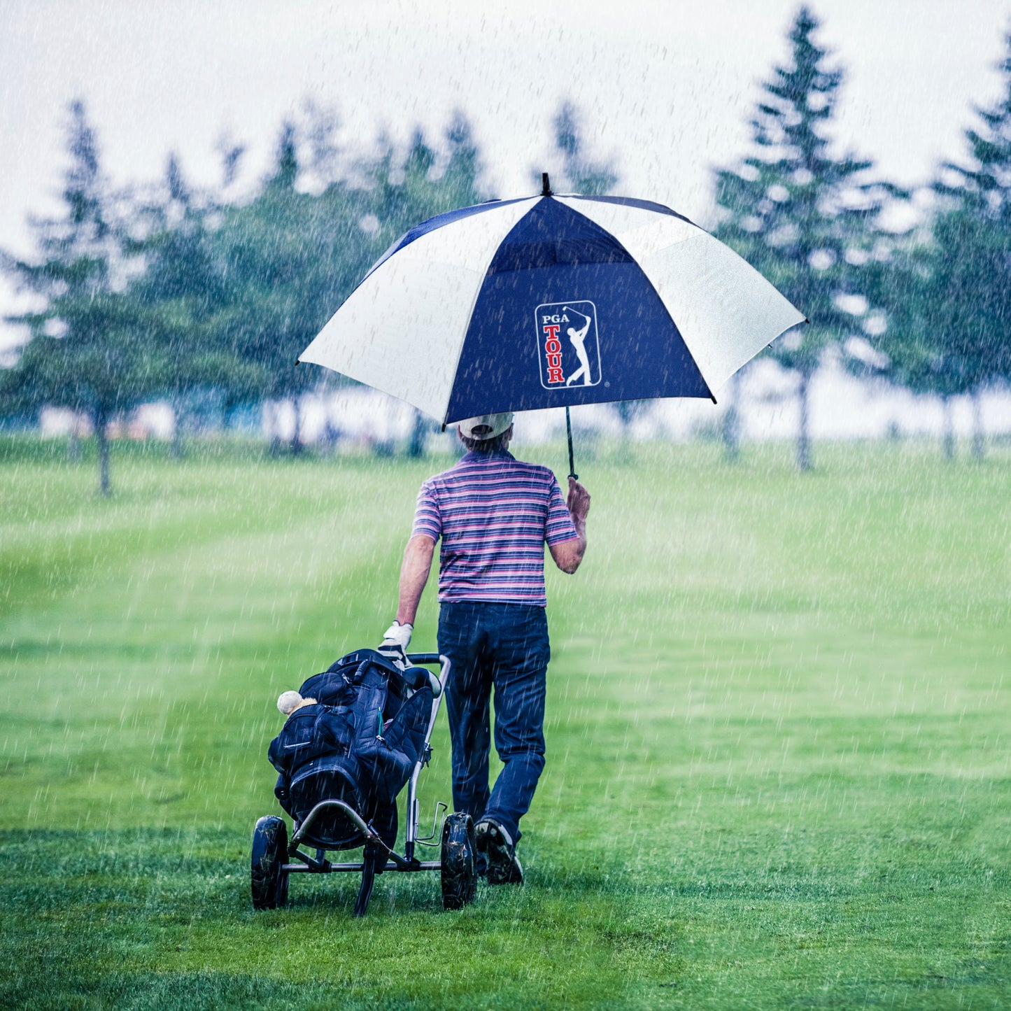 PGA Tour Double Canopy Umbrella