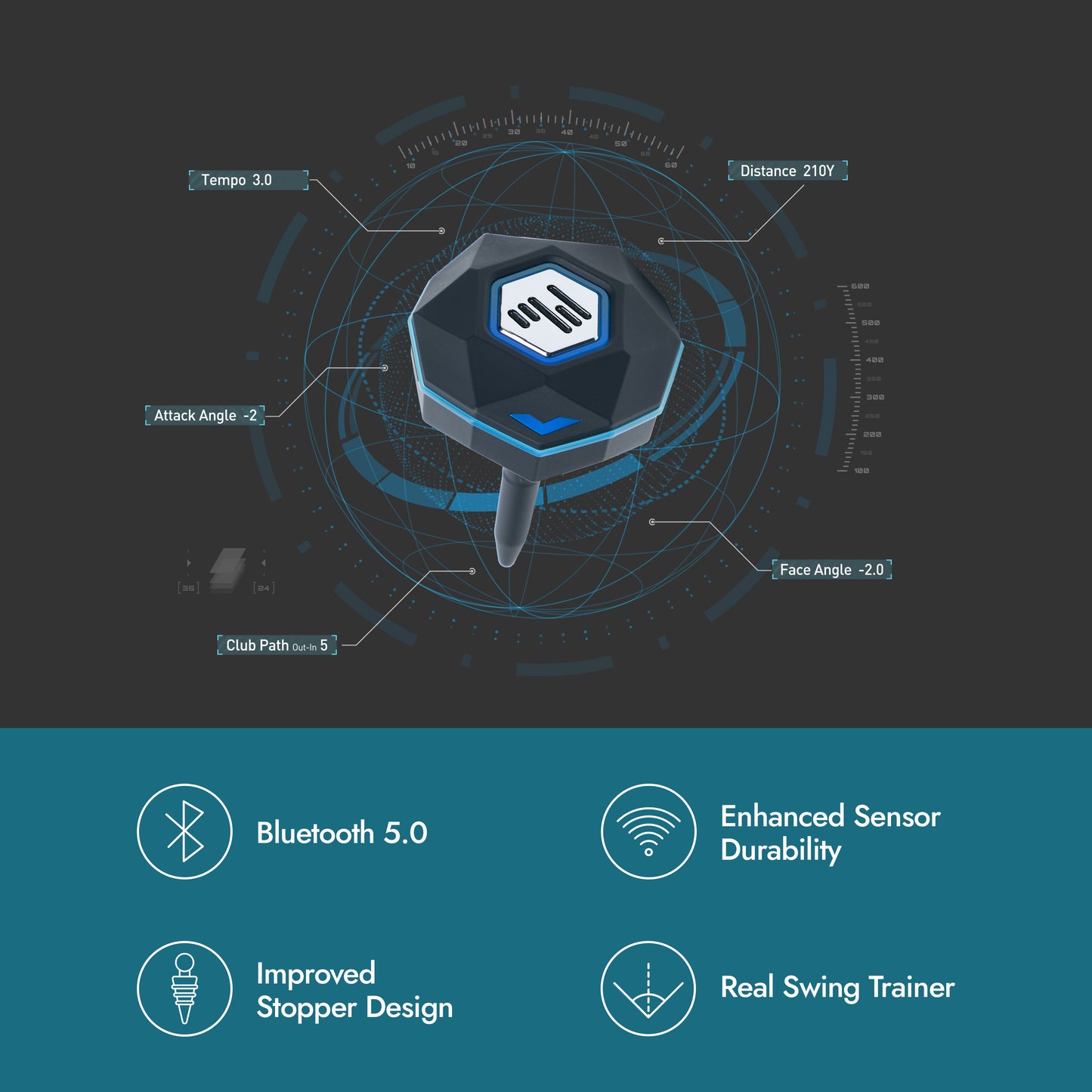 PhiGolf 2 FLEX Home And Mobile Golf Simulator