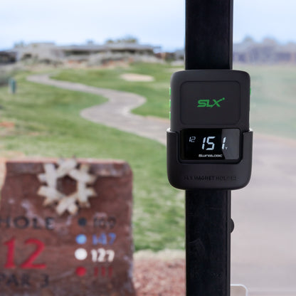 SwingLogic SLX Hybrid Mini GPS Launch Monitor - Black