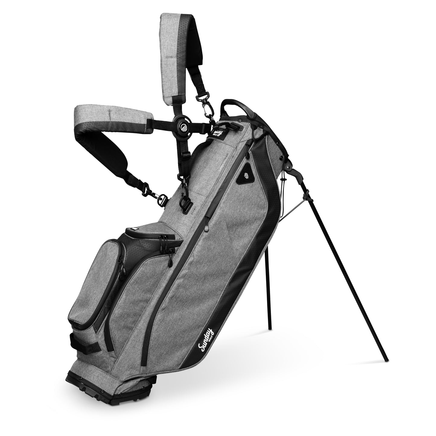 Sunday Golf Ryder Stand Bag (Heather Grey)