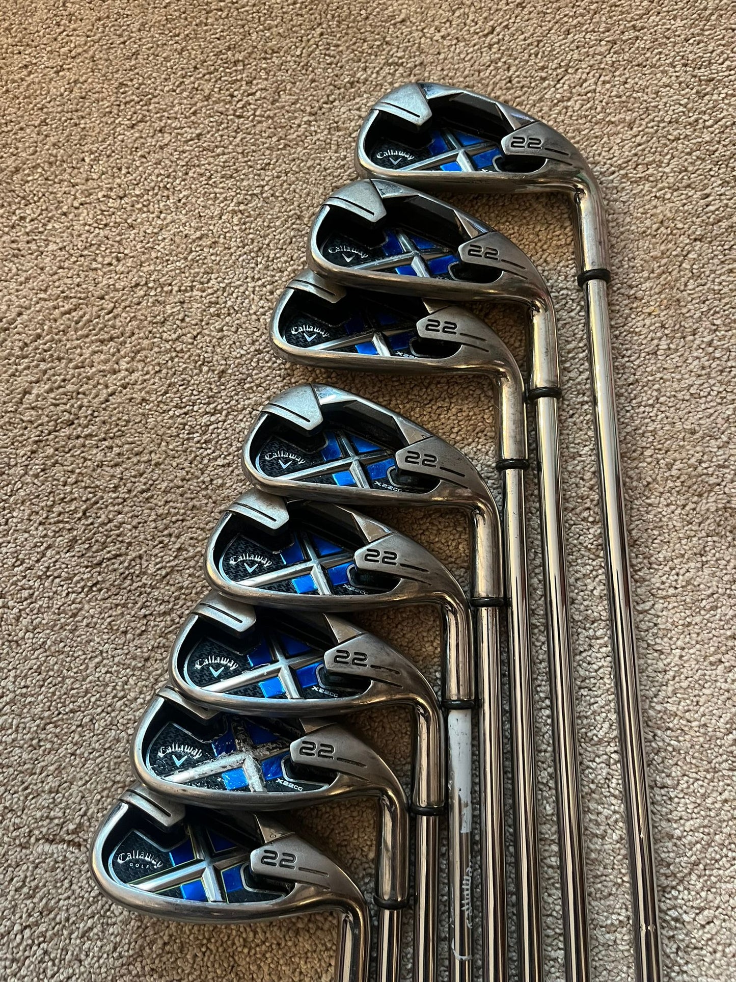 Callaway X-22 irons (4-PW + AW)