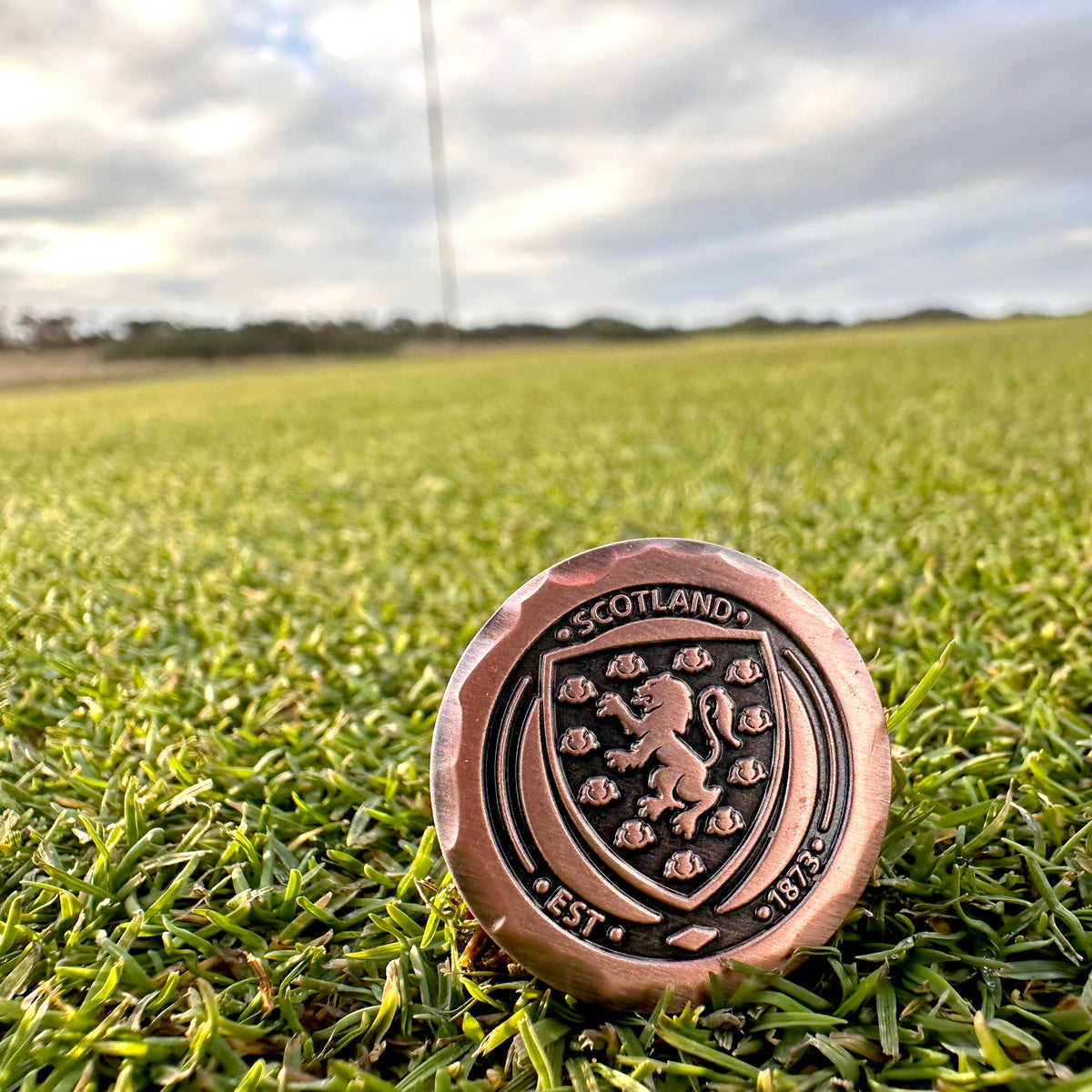 Ladies Official Scottish FA White Leather Golf Glove & Metal Ball Marker