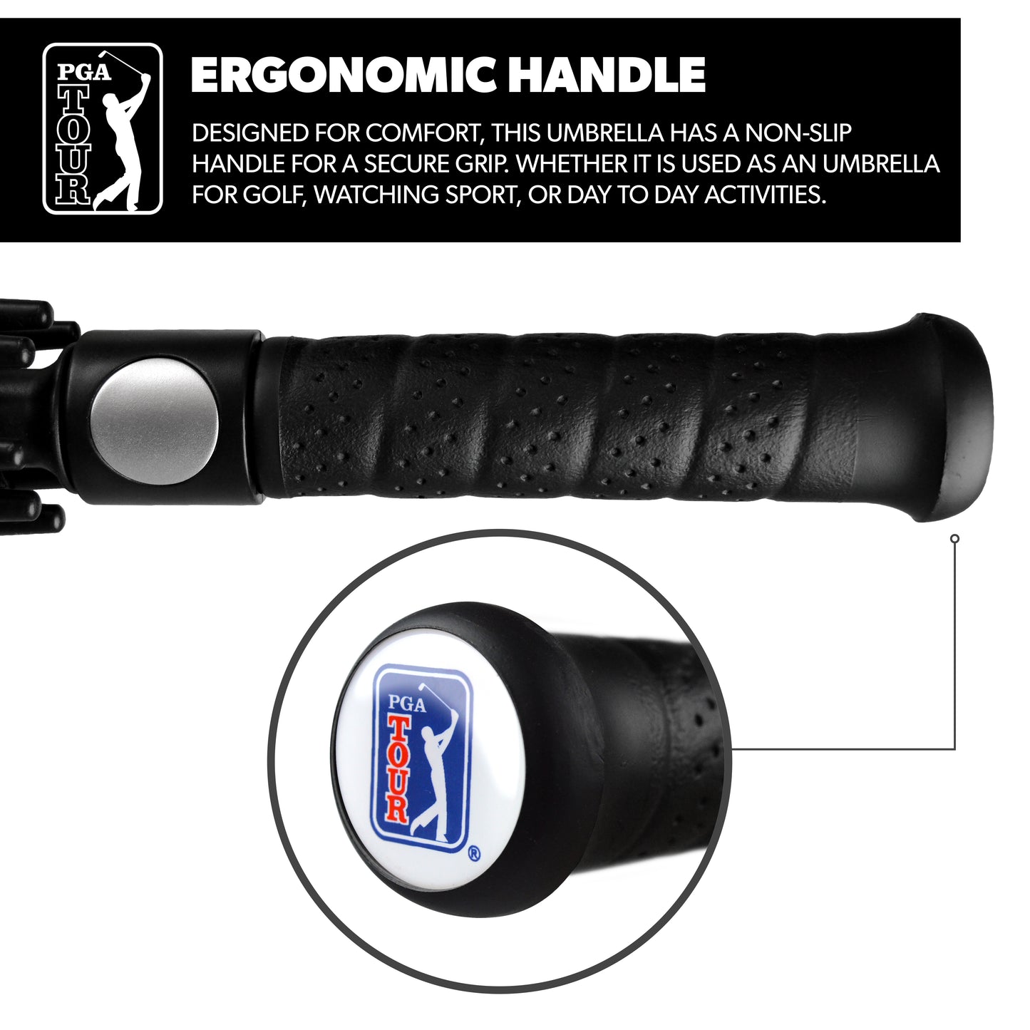 PGA Tour Double Canopy Umbrella