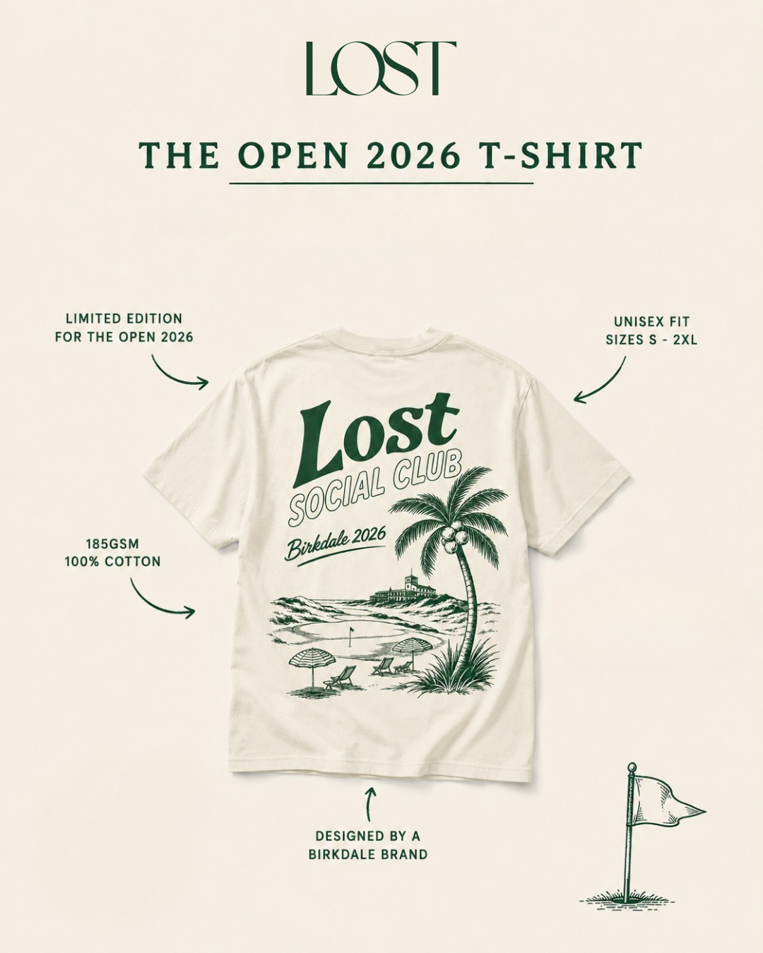 Limited Edition Birkdale Open T-Shirt - PRE SALE