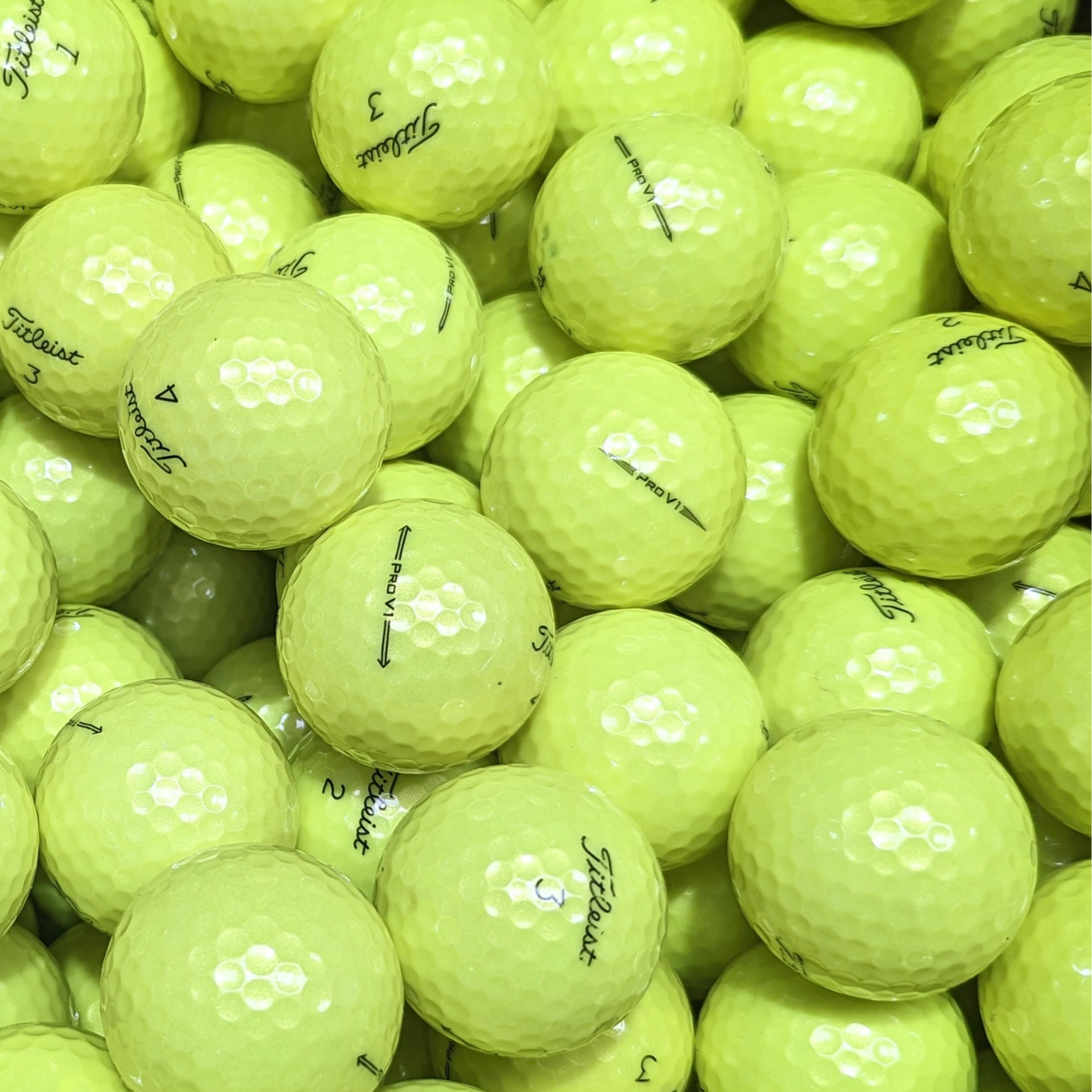 Titleist ProV1 - YELLOW - Mint / Grade A